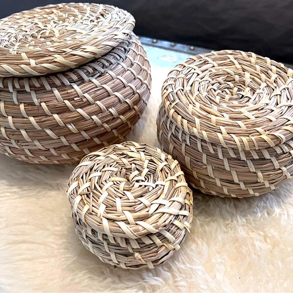 Seagrass boxes set of three